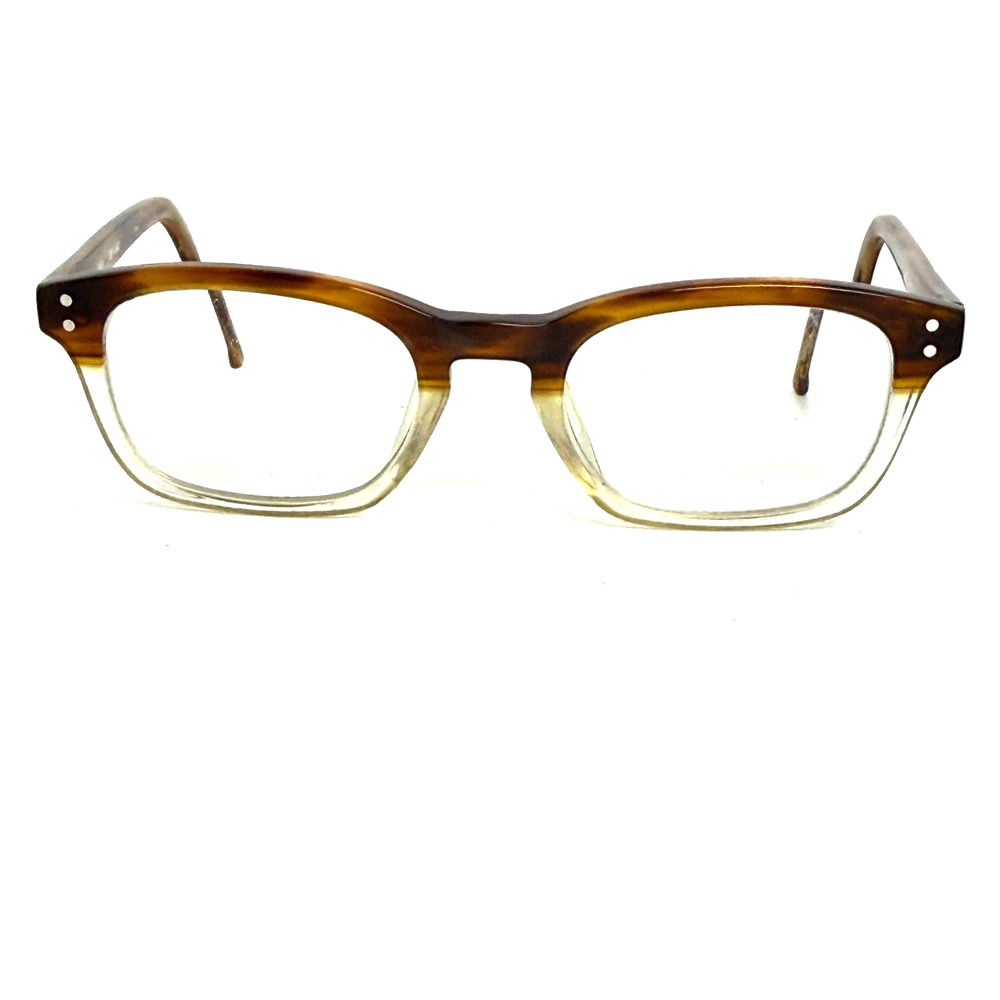 Fiction Eyeglasses Frames SKA 061-040 0909 L.A. Eyeowkrs‎ Brown Clear 20979